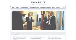 Desktop Screenshot of ambassadorjohnprice.com